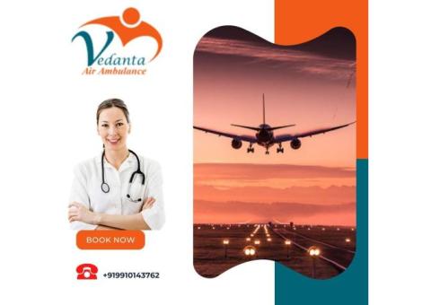 Utilize Vedanta Air Ambulance from Patna with Essential Medical Care