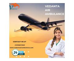 Vedanta Air Ambulance Service in Chennai with Modern Charter Aircraft