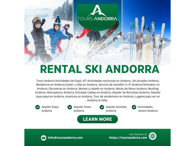 Tours Andorra: Servicio Profesional de Alquiler Snow en Andorra