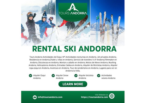 Tours Andorra: Servicio Profesional de Alquiler Snow en Andorra