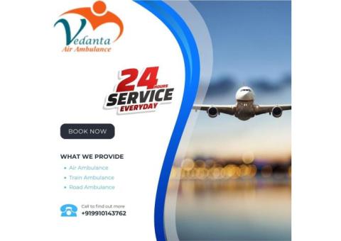 Vedanta Air Ambulance Service in Coimbatore with Hi-class Medical