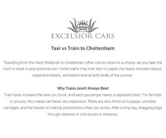 Taxi vs Train to Cheltenham