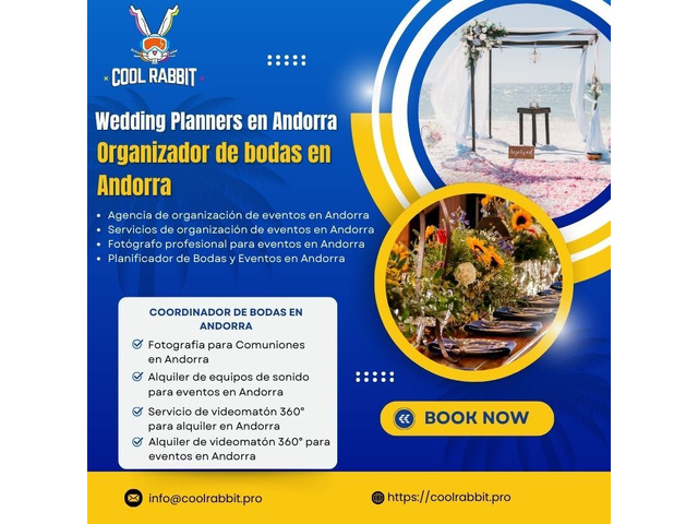 Coordinador de bodas en Andorra para un día sin estrés