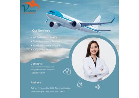 Use Vedanta Air Ambulance in Jamshedpur with Life-Saving ICU Setup