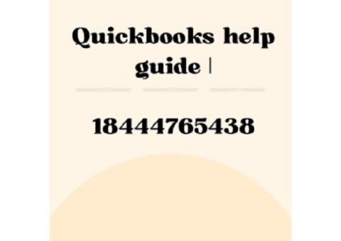 Quickbooks help support number +1-844-476-5438