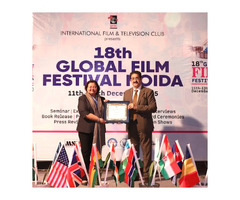 Hindi Cinema Samman Conferred on Sharifah Ezneeda Wafa at 18th GFFN