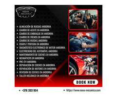 Servicio completo de mantenimiento de coches en Andorra