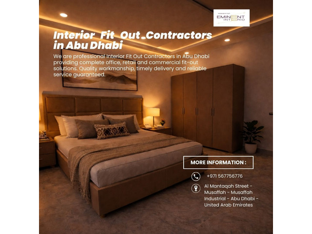 Interior Fit Out Contractors in Abu Dhabi