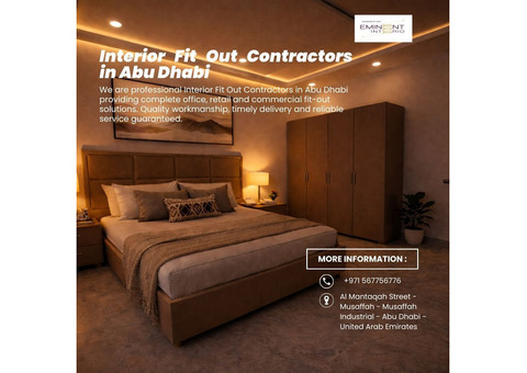 Interior Fit Out Contractors in Abu Dhabi