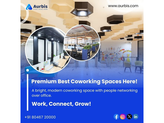 Fully Furnished Shared Office Space in Bangalore - Aurbis.com
