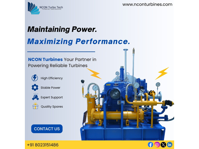 Steam Turbine Service Providers in India | Nconturbines.com