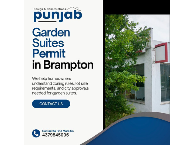 Garden Suites Permit in Brampton | Expert Builders – Punjab Designers