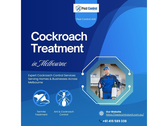 Cockroach Treatment in Melbourne – Safe & Affordable Pest Control