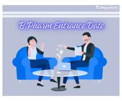 B.Pharm Entrance Date