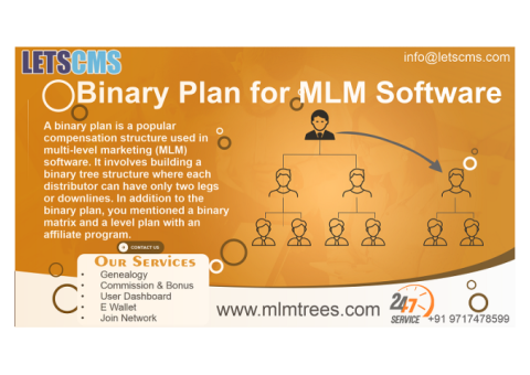 Mlm Binary Plan Software - commissions and bonuses?