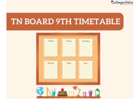 TN Board 9th Timetable