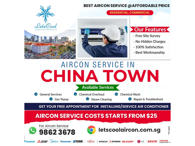 Aircon servicing Chinatown