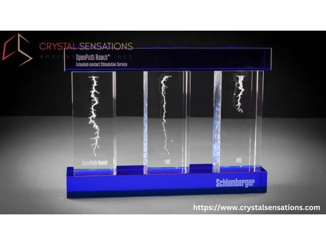 Luxury Custom Crystal Trophy with Engraving