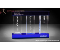 Luxury Custom Crystal Trophy with Engraving