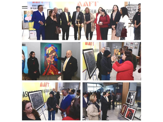Exhibition of Paintings by AAFT School of Fine Arts Inaugurated