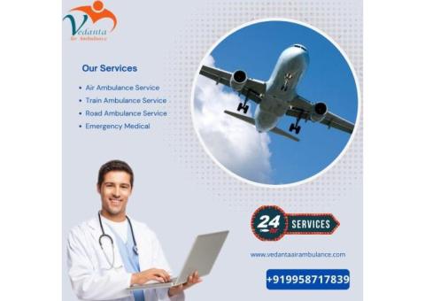 Vedanta Air Ambulance in Vijayawada for Quick Patient Move