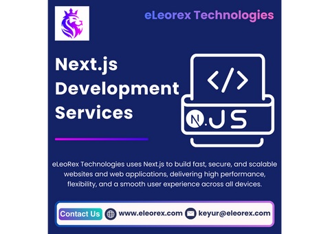 Best Next.js Development Company | eLeoRex Technologies