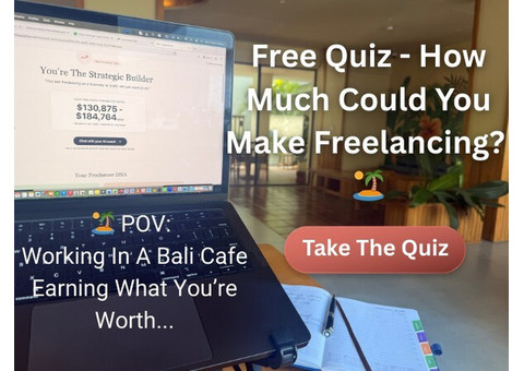 Free Assessment: How Much Could You Earn Freelancing?