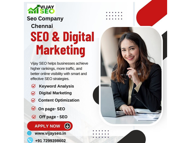 Boost Your Google Rankings with Vijay SEO – SEO Company in Chennai
