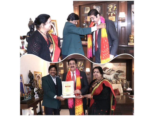 Sandeep Marwah Honoured for 34 Years of Cultural Leadership and 8500