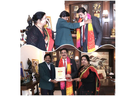 Sandeep Marwah Honoured for 34 Years of Cultural Leadership and 8500