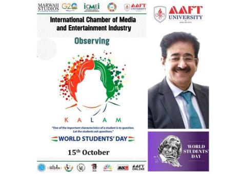 AAFT Celebrates World Students’ Day 2023, Paying Tribute to Dr. A.P.J