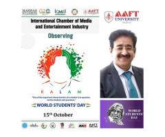 AAFT Celebrates World Students’ Day 2023, Paying Tribute to Dr. A.P.J