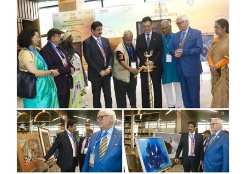 Spectacular Painting Exhibition Ushers in a Wave of Artistry at GLFN