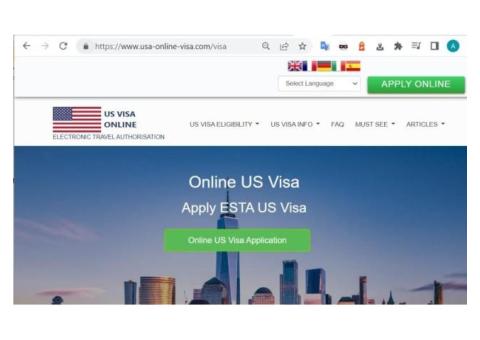 USA  Official United States Government Immigration Visa Application