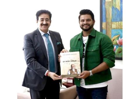 Renowned Cricketer Suresh Raina Visited Marwah Studios