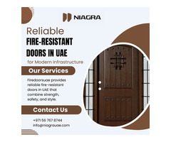Reliable Fire-Resistant Doors in UAE for Modern Infrastructure