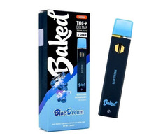 Baked 3 Gram Delta-8 & THCp Blue Dream – Sativa Disposable Vape