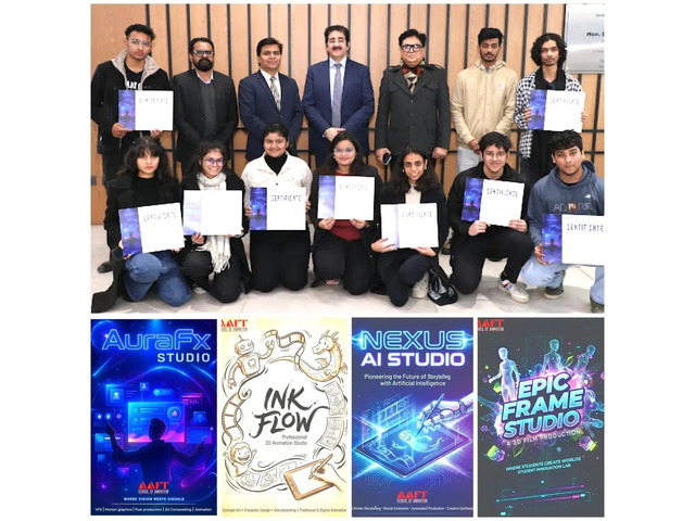 AAFT School of Animation Launches Four New Creative Studios at Noida