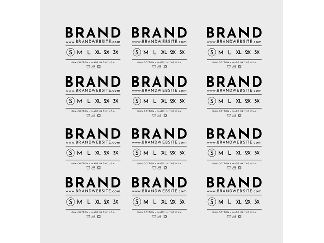 Professional Garment Branding with Custom Inside Neck Labels