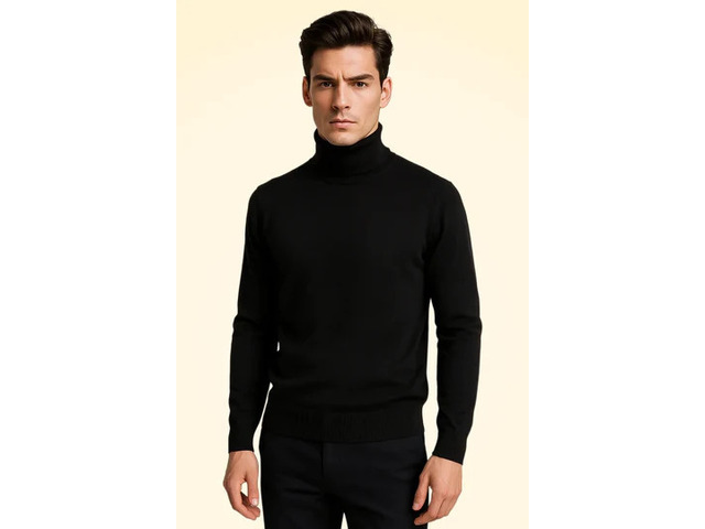Premium Mens Cashmere Roll Neck Jumper – Luxury Knitwear by TCG London