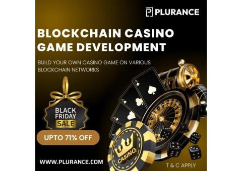 Black friday sale on blockchain casino game development