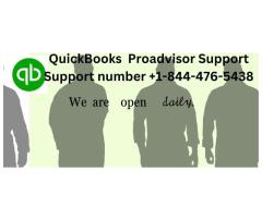 QuickBooks Proadvisor Support 1-844-476-5438