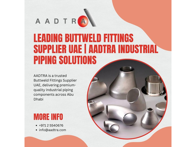Leading Buttweld Fittings Supplier UAE |Industrial  Solutions