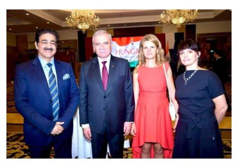 Sandeep Marwah as Special Guest at Hungarian National Day Celebration