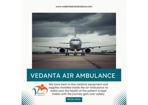 Vedanta Air Ambulance in Kolkata with Trained Medical Professionals