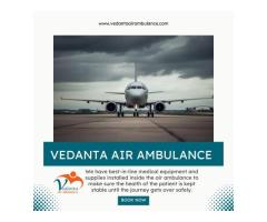 Vedanta Air Ambulance in Kolkata with Trained Medical Professionals