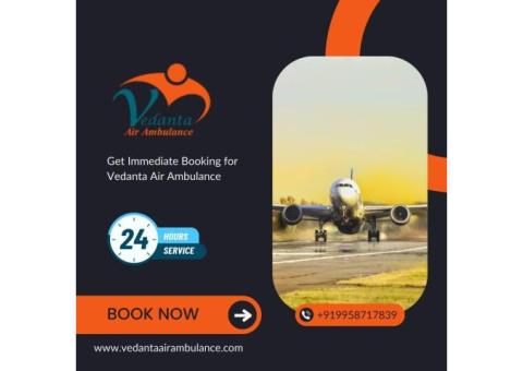 Take Vedanta Air Ambulance from Patna with Evolved Medical System