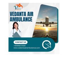 Vedanta Air Ambulance in Kolkata with Extraordinary Medical Support