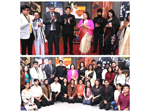 AAFT School of Fine Arts Welcomes Meenakshi Lekhi, Student Exhibition