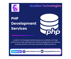 Best PHP Development Services | eLeoRex Technologies